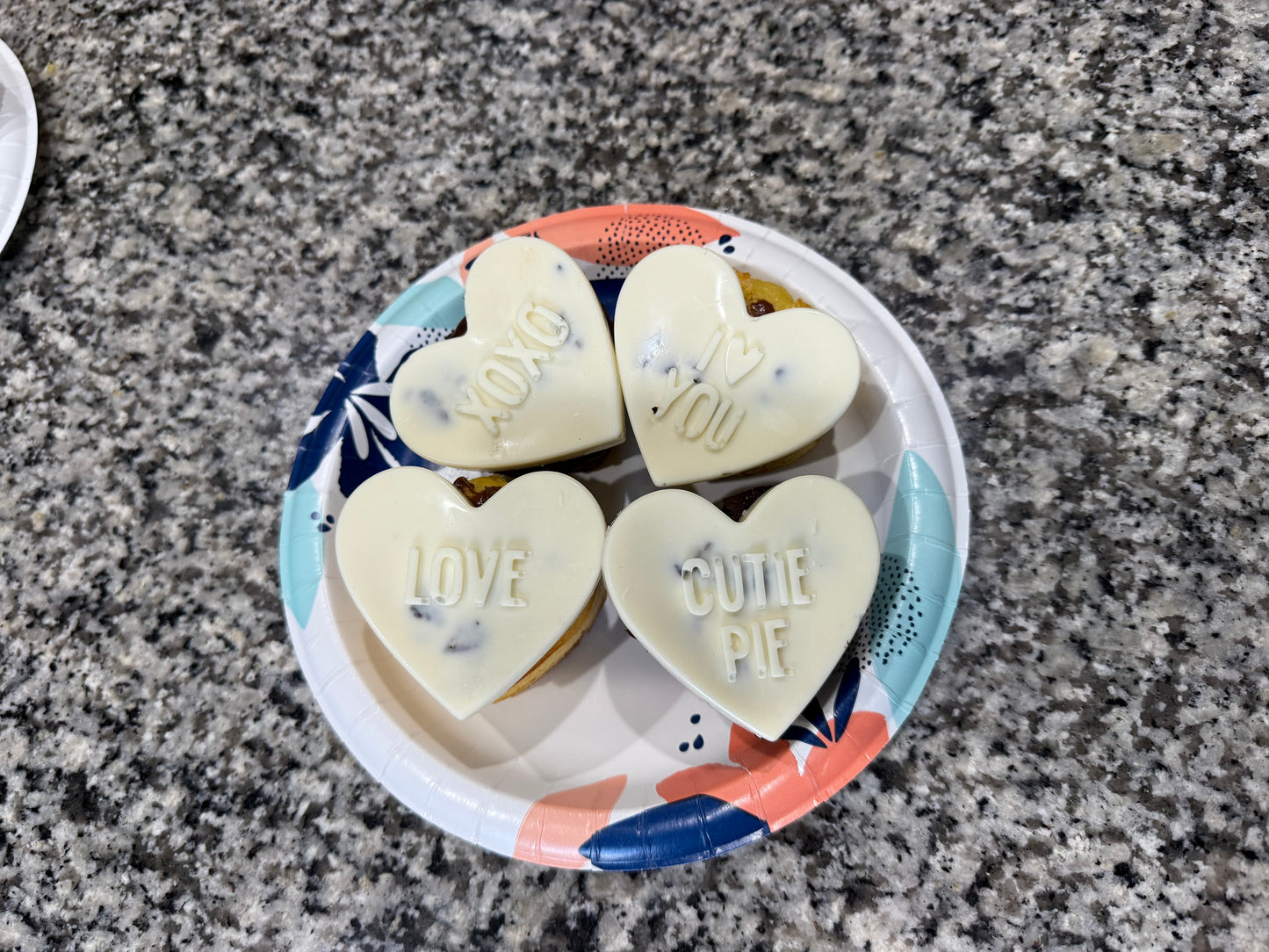 Mini heart shaped cake